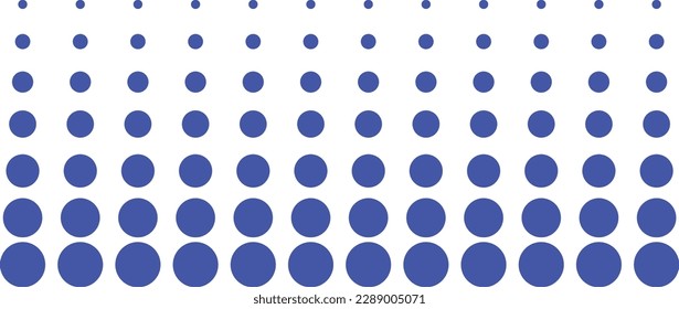 Simple flat vector interpolated circles
