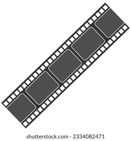 Simple flat vector photo film