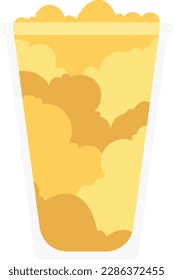 Simple flat vector slush cup