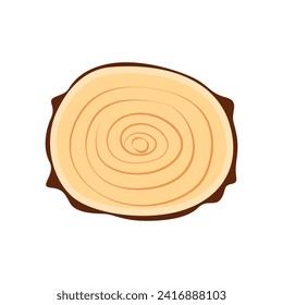 simple flat vector wooden logs