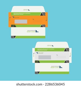 Simple flat victor envelope design