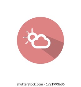 A simple flat weather icon illustration