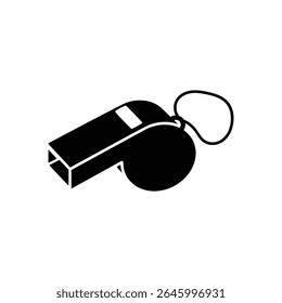 Simple flat whistle icon design