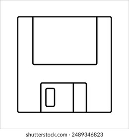 simple floppy vector icon design