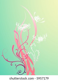 einfaches Flora-Design