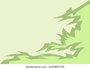 Fundo floral simples com padrão geométrico de linhas irregulares e com alguma área de espaço de cópia