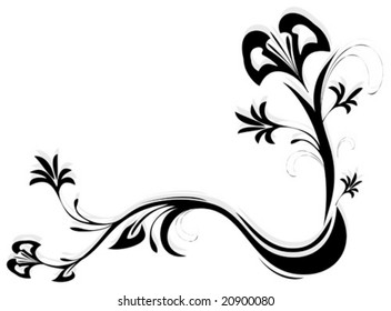 Simple floral design