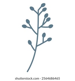 
simple floral line divider design