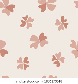 Simple floral pattern. Light background with flowers. Suitable  for textiles, wallpaper and packaging.