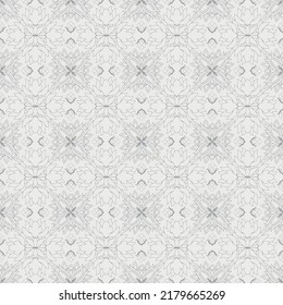 Simple floral seamless pattern in grey.