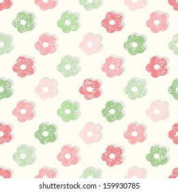 simple floral shabby background,vector illustration