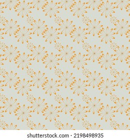 Simple floral vector pattern background design