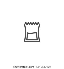 Simple flour icon flat design