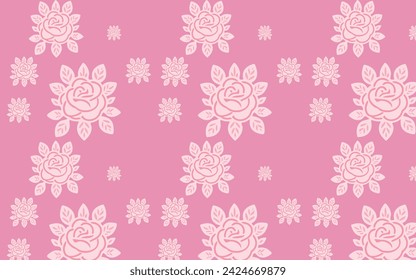 Simple flower background illustration. Flower background illustration for use on any print materials