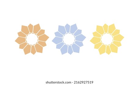 simple flower clip art illustration ornament 