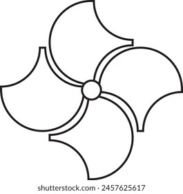 simple flower design, EPS 10