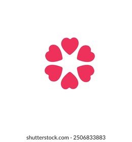 Simple Flower Design Icon Illustration Eps 8