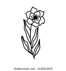 simple flower design for logo