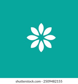 Simple Flower Designs Icon Illustration Eps 10
