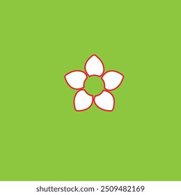 Simple Flower Designs Icon Illustration Eps 10