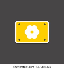 simple flower icon