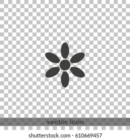 Simple flower icon.