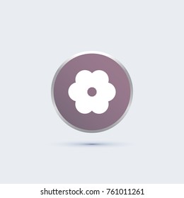 simple flower icon