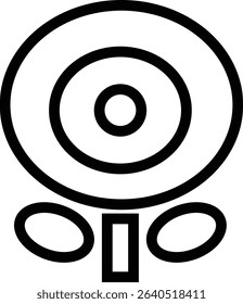 Simple flower icon illustration -1. Flower icon con isolated on white backgroun