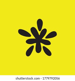 Simple flower icon vector image