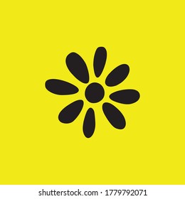 Simple flower icon vector image