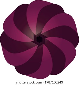 simple flower illustration with vector format