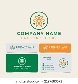 Simple Flower Logo, suitable for any business related to flower.