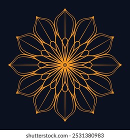 A simple Flower Mandala Design