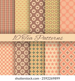 Simple flower motifs on Solo batik with green tea color design