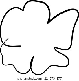 Simple Flower one-line art drawing style beautiful illustration minimal design