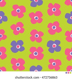 Simple flower pattern background