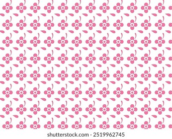 Simples e design de padrão de flor