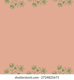 Padrão de flor simples com cores suaves. usado na criação de roupas e moda.