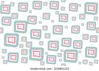 Simple flower seamless patterns vector design It is a pattern created by combining freehand. Create beautiful fabric patterns. Design for print. Using in the fashion industry.