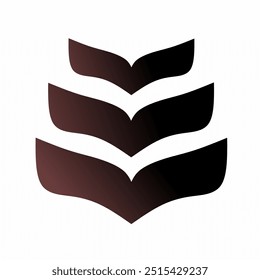simple flower shape for brand logo, element, decoration