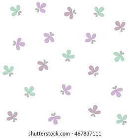 Simple flowers for background or as a texture. Pastel tone.