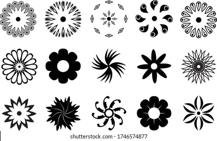 Cactus Silhouettes Illustrated On White Stock Vector (Royalty Free ...