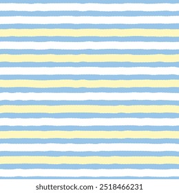 Simple flowers on pastel-striped-checkered-geometric background