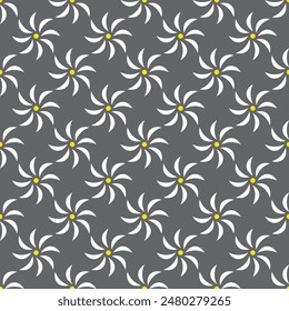 simple flowers seamless pattern design for decorating, wallpaper, wrapping paper, fabric, backdrop and etc.