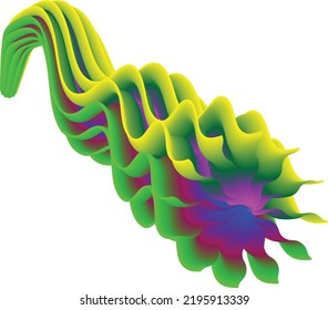 Simple fluid color abstract background