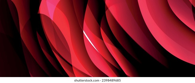 Sencillo gradiente de color de fluido, fondo abstracto con efecto de línea de onda dinámica. Ilustración vectorial para fondo de escritorio, pancarta, fondo, tarjeta, ilustración del libro, página de inicio