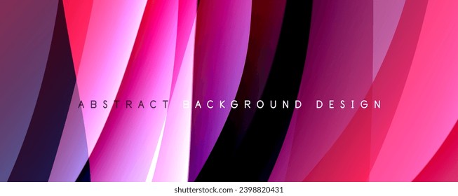 Simple fluid color gradient abstract background with dynamic wave line effect. Vector Illustration For Wallpaper, Banner, Background, Card, Book Illustration, landing page