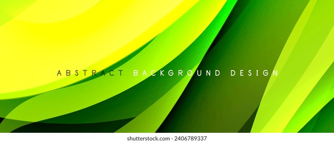 Simple fluid color gradient abstract background with dynamic wave line effect. Vector Illustration For Wallpaper, Banner, Background, Card, Book Illustration, landing page