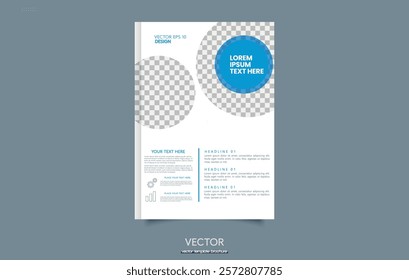 Simple flyer business brochure template design. Corporate Poster Template Vector Images