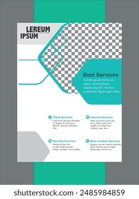 Simple Flyer Design in light Color 